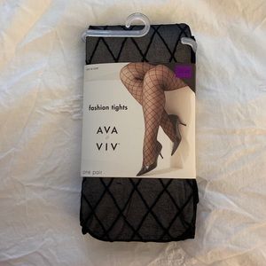 Ava & Viv Plus Fishnet Style Tights 3X/4X